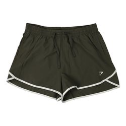 Gymshark Training Contrast Loose Shorts Womens Medium M Brown 2.5" Yoga Gym NEW!