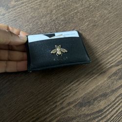 Gucci Wallet Leather Cardholder Or Case
