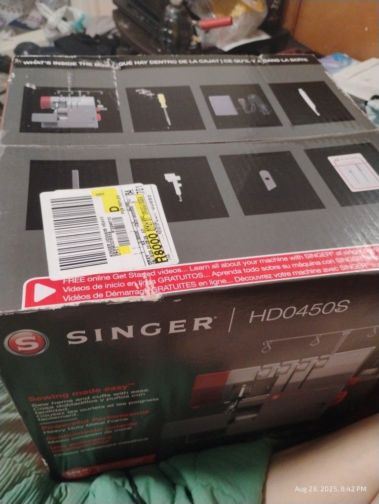 SINGER HEAVY DUTY SERGER HD0450S