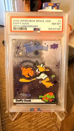2026 upper deck space jam Daffy duck 30th anniversary