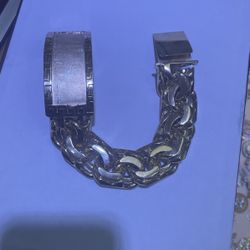 10k Gold Chino Link Bracelet 