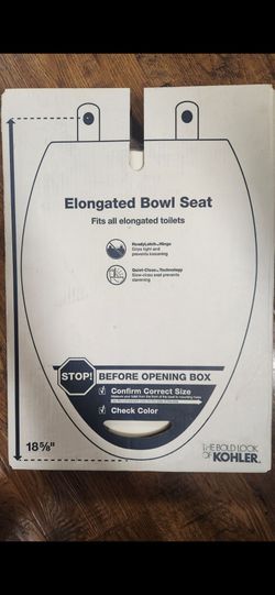 Brand New KOHLER
Plastic Biscuit Elongated Toilet Seat