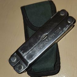 VINTAGE PATENT PENDING THE ORIGINAL LEATHERMAN SUPER TOOL STAINLESS STEEL MULTI TOOL