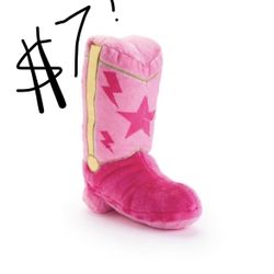 FAO Schwarz 10” Glam Cowgirl Boot Toy Plush