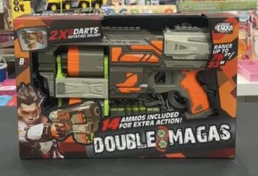 Double Magas kids' foam dart blaster toy (204)