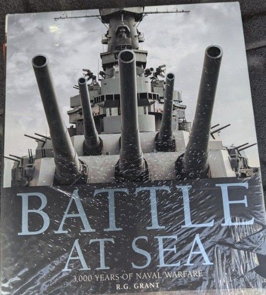 New hardcover in plastic "Battle at Sea" book
by: R. G. Grant