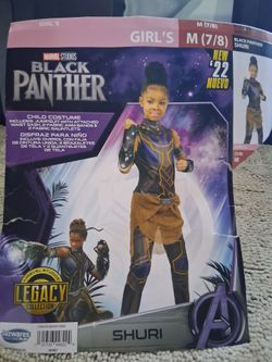 New Black Panther Girls Halloween Costume.