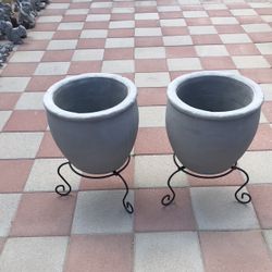 New Flower Pots Made Out Of Cement Perfect Gift For Any Occasion 