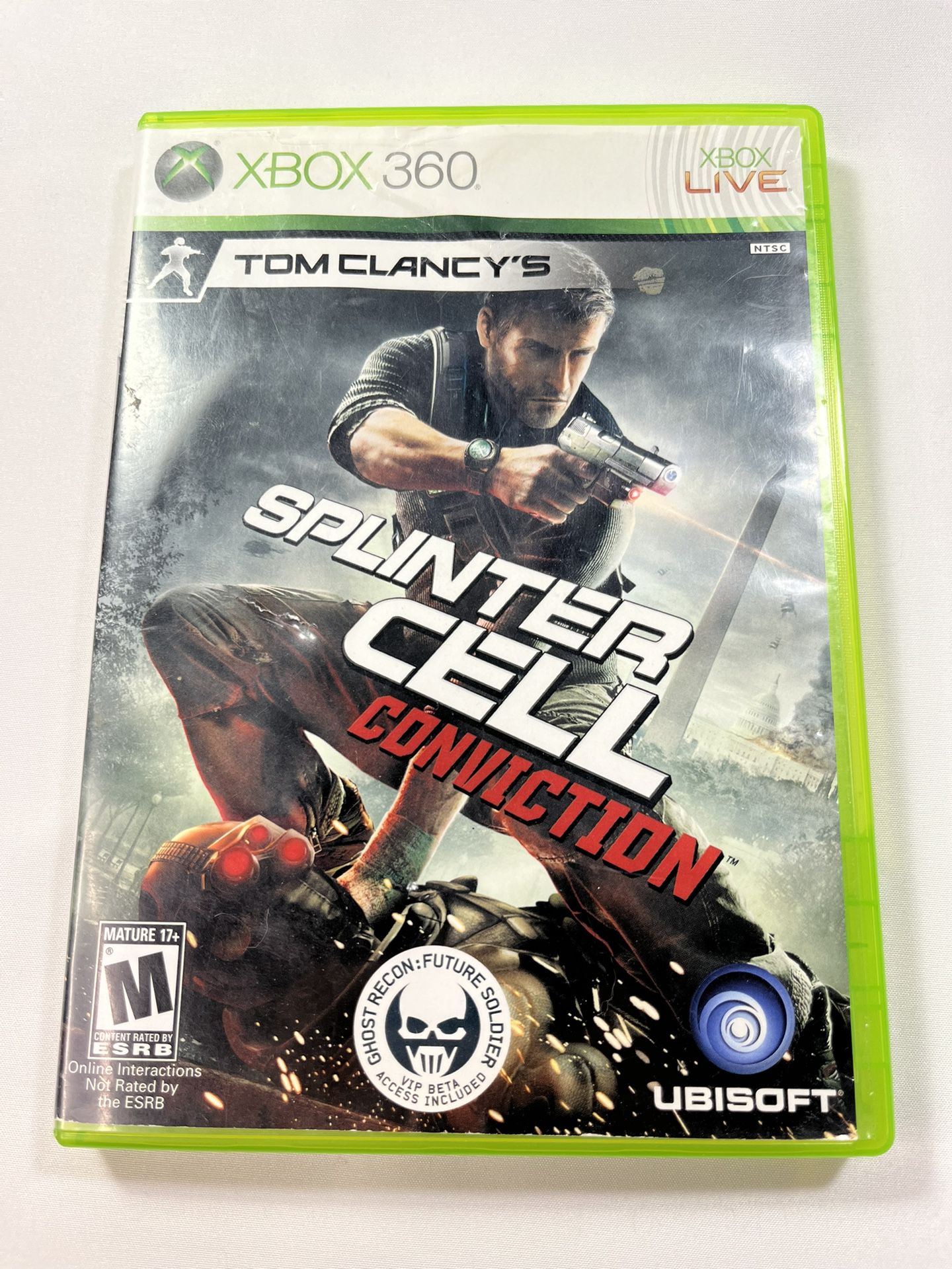 Splinter Cell Conviction Microsoft Xbox 360 Authentic Game Tested