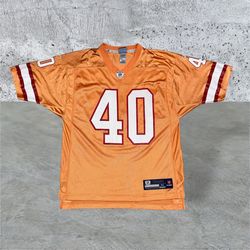 Mike Alstott Tampa Bay Buccaneers Creamsicle Reebok Jersey Medium