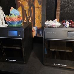 2x Flashforge Adventurer 5M Pro  3d Printers