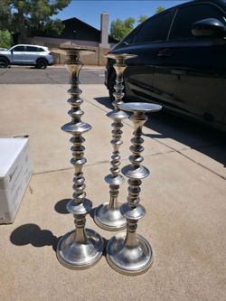 Z Gallerie 3 piece candle holder