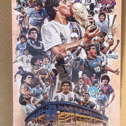 Maradona - Argentina Legend Canvas Art
