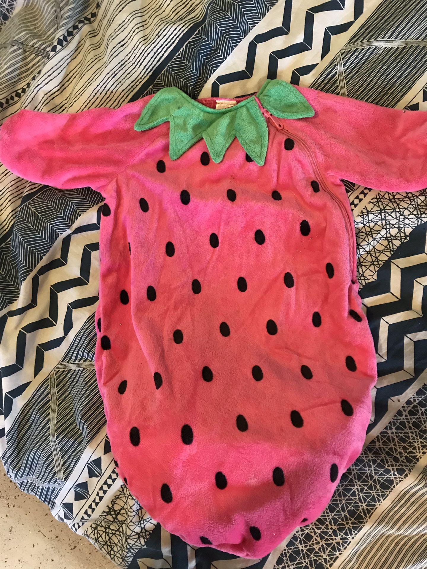 Strawberry baby costume