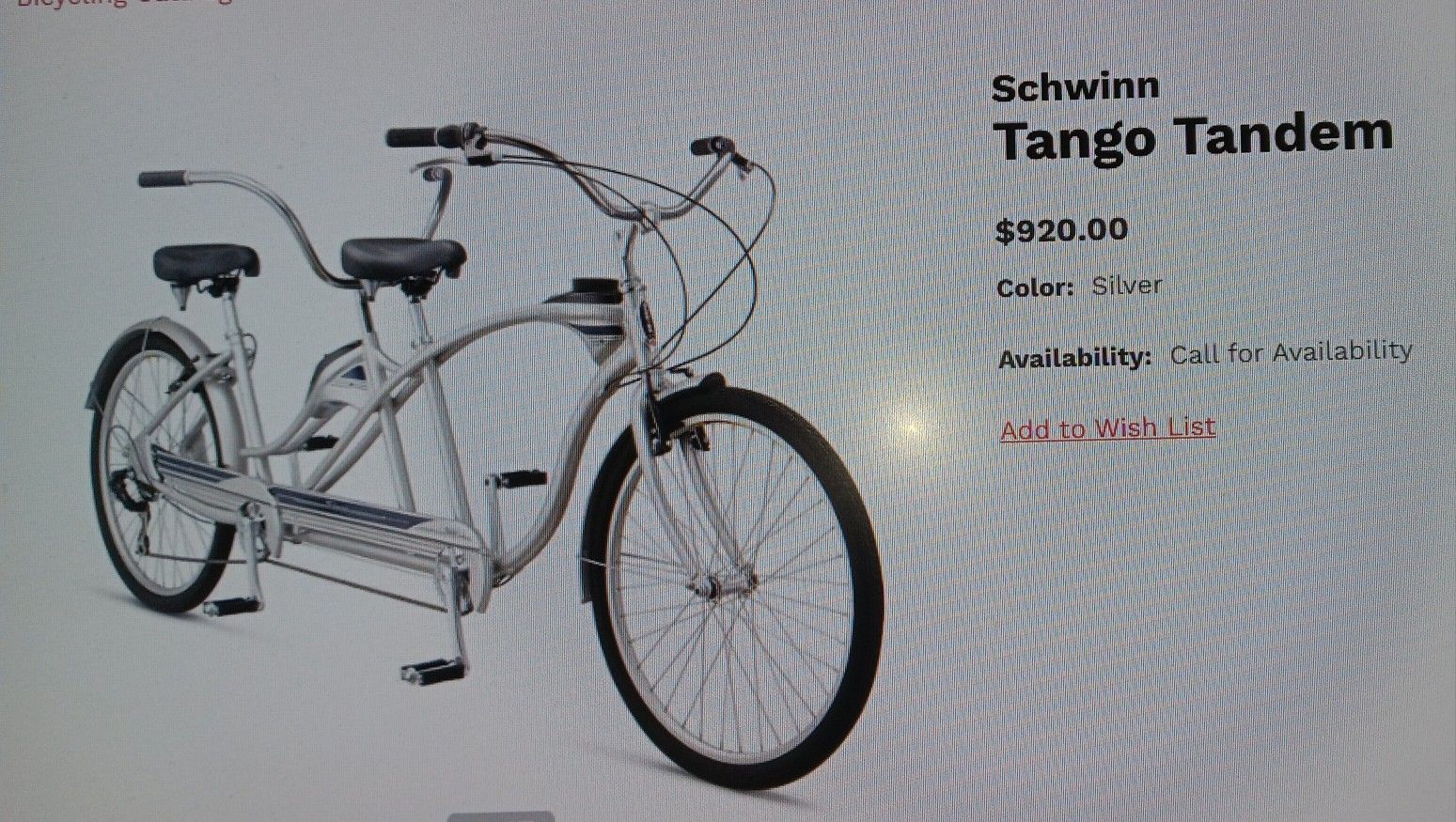 Beach Cruiser β±οΈ Tandem Schwinn 26*