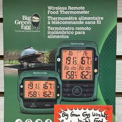 Big Green Egg Wireless Remote Digital Food Thermometer Brand New 