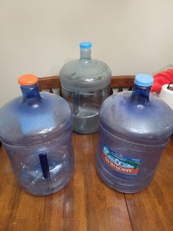 3 5gal water jugs
