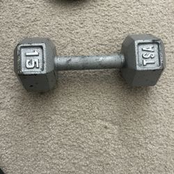 15 Lb Dumbbell