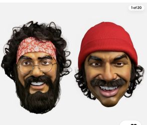 CHEECH & CHONG HALLOWEEN MASK