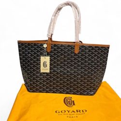 Timeless St. Louis Luxury Canvas Tote Bag - Elegant Monogram Medium Carry-All with Coordinating Interior Pouch