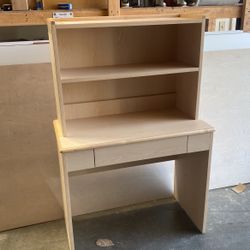 Plywood Desk Natural Maple