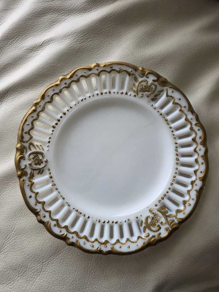 Milk Plate From 1940's