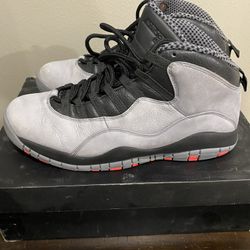 Nike Air Jordan Retro X Cool Grey Infrared Size 12 Sneakers Yeezys