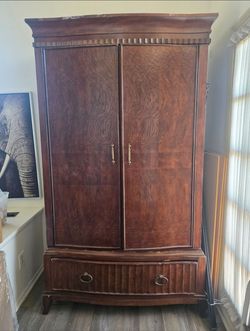 Armoire  dark real wood 46x22x81