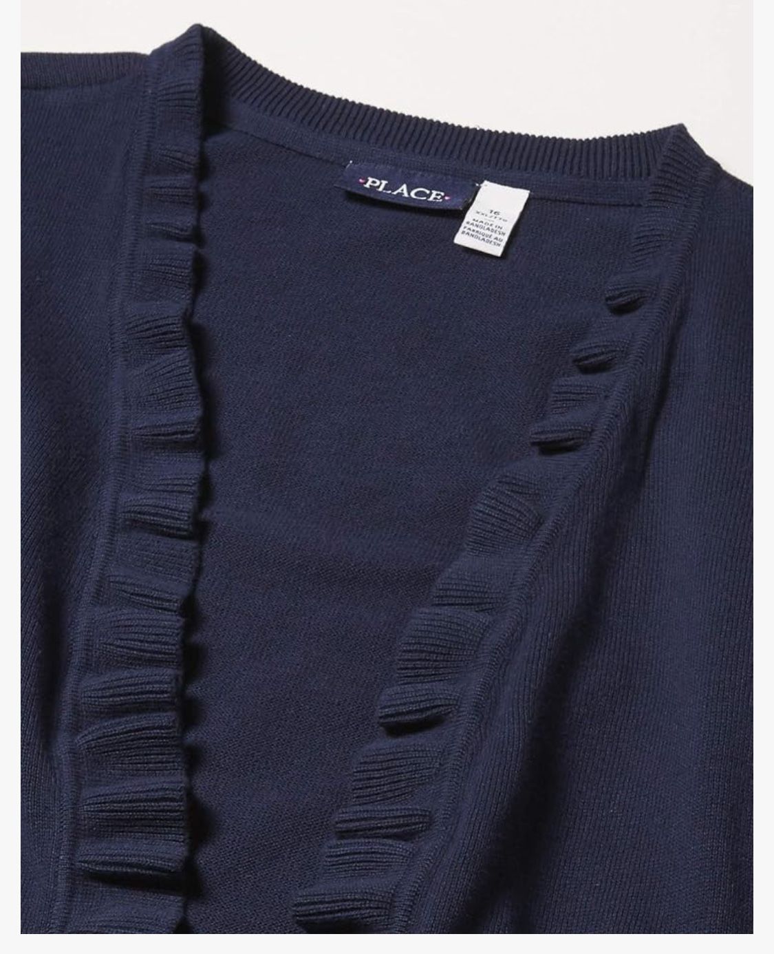 The Children'S Place Girls Ruffle Cardigan Small