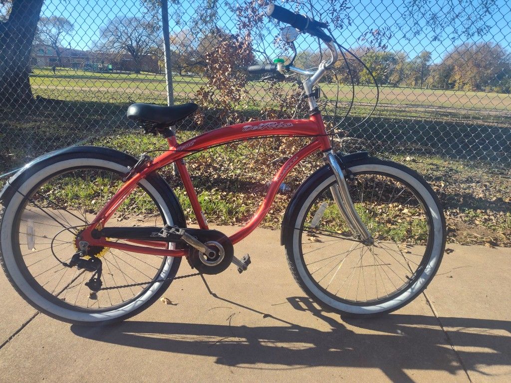 Del Rio cruiser bike 7 Speed
