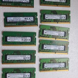 10 Pieces of Laptop Memory RAM 8GB Ddr4
Pc-3200 Sodimm Lot