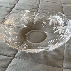 Mikasa Garden Crystal Glass Bowl
