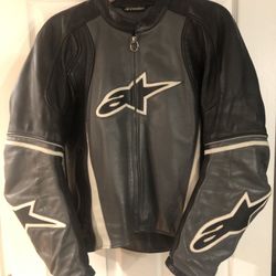 Alpinestar motorcycle leather jacket