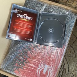 Spider-man2 Deluxe With PreOrder Bonuses + Steelbook +Spider-Man PS5 Faceplates