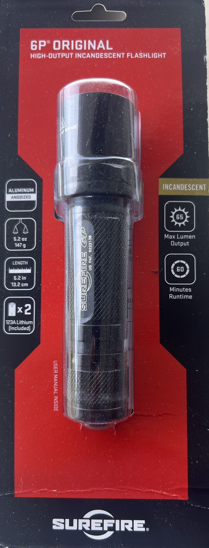 SUREFIRE 6P UNOPENED