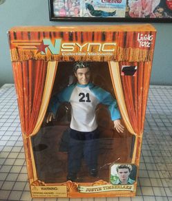 NSYNC Collectible Marionette Justin Timberlake Doll