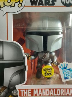 Funko POP! Mandalorian GITD Funko Insiders Club Excl