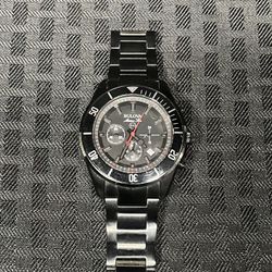 Bulova Men’s 98B231 Marine Star Chronograph Black Quartz Watch