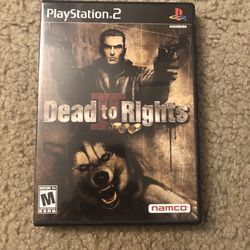 PS2 Dead To Rights 2 Game