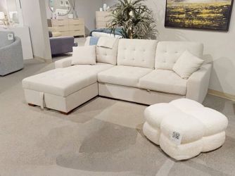 Sectional Pull Out Bed With Storage