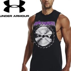 Under Armour UA Men's Project Rock Blade Tank Iron Paradise