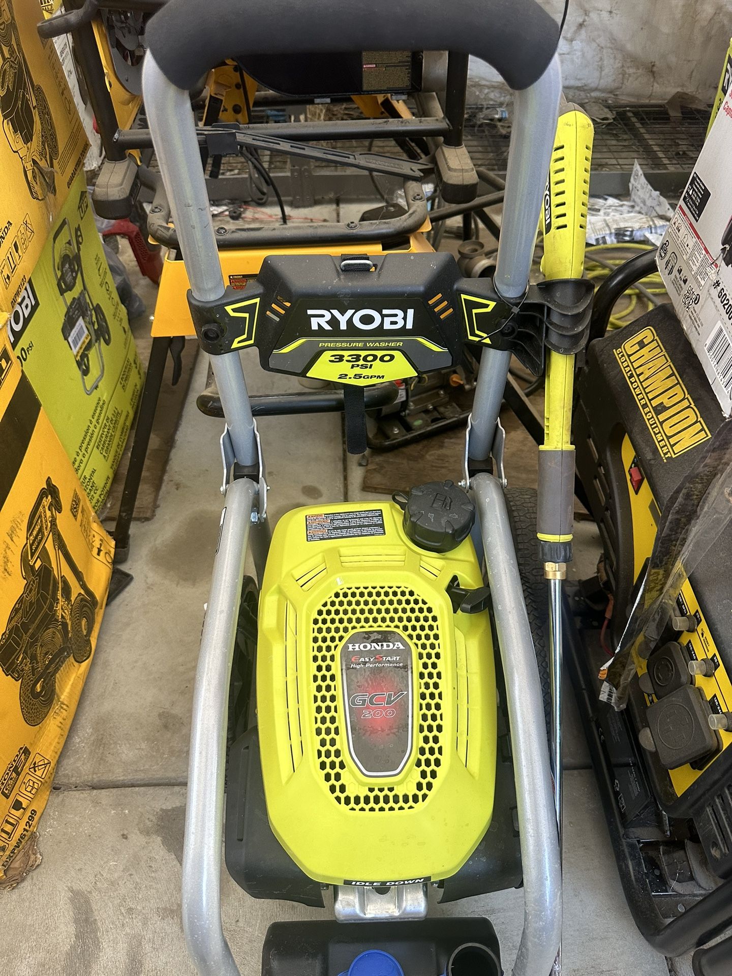 Pressure Washer Rioby Con Honda 33001