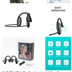 OPENEAR Quintet Wireless Bone Conduction Headphones

