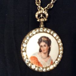 Vintage Limoges Pendant 