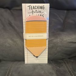 New Sealed Teacher Teaching School Set Of 2 Notepads Paper