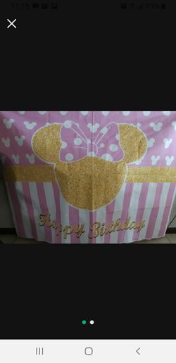 Minnie mouse Back Drop