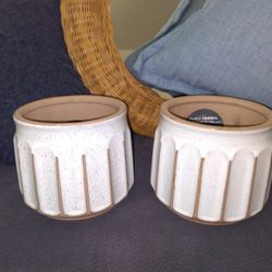 Set Striped Planters