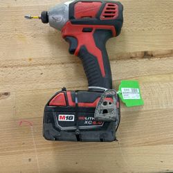Milwaukee 1/4 Impact Driver With M18 XC 4.0 Battery