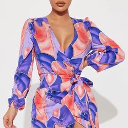 Fashion Nova Wrap Dress / Vestido 