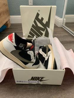 Jordan 1 Retro Low OG SP Travis Scott Olive W11/M9.5
